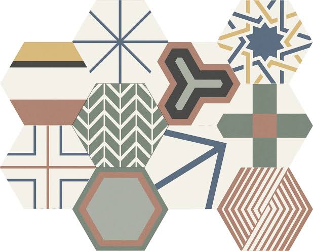 Hexagon Nice Mix 23X26